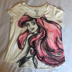 Disney Princess Ariel split back shirt
